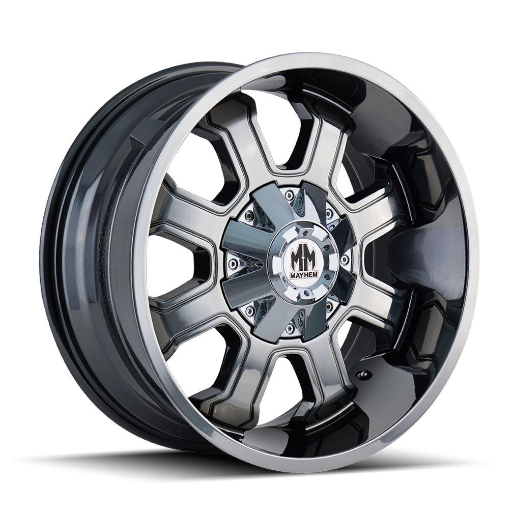 MAYHEM FIERCE 8103 22x12 -44 6x135/6x139.7 CHROME