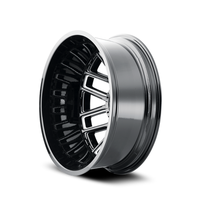 MAYHEM COGENT DUALLY 8107D 20X8.25 -232 8x210 BLACK W/MILLED SPOKES