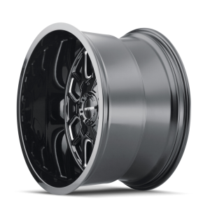 MAYHEM COGENT 8107 20X9 0 5x127/5x139.7 BLACK W/MILLED SPOKES