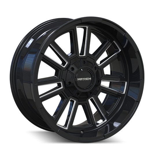 MAYHEM 8115 APOLLO 20x9 0 5x139.7/5x150 GLOSS BLACK/MILLED