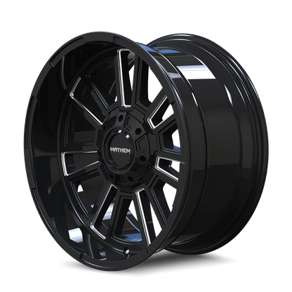 MAYHEM 8115 APOLLO 20x10 -19 8x165.1/ GLOSS BLACK/MILLED