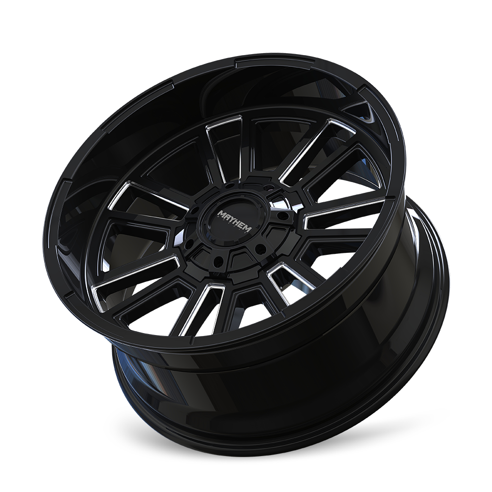 MAYHEM 8115 APOLLO 20x9 0 8x165.1/ GLOSS BLACK/MILLED