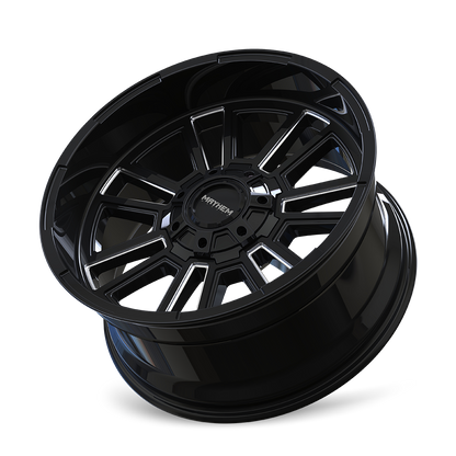 MAYHEM 8115 APOLLO 20x9 0 8x165.1/ GLOSS BLACK/MILLED