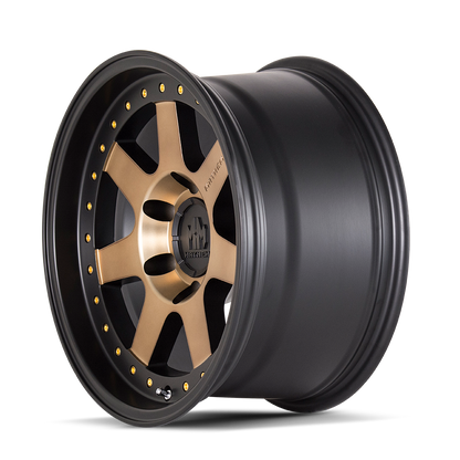 MAYHEM PRODIGY 8300 17X9 -6 6x120 MATTE BLACK W/BRONZE TINT