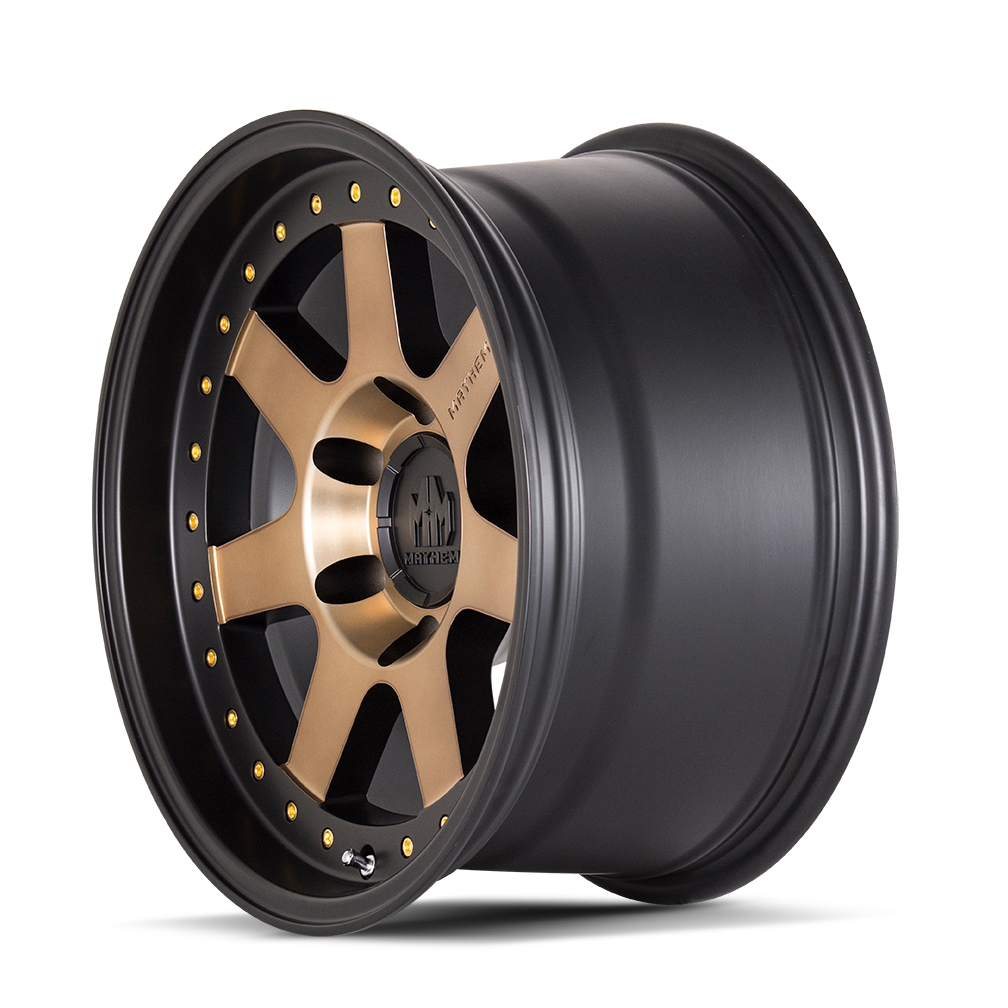 MAYHEM PRODIGY 8300 17X9 -6 5x127 MATTE BLACK W/BRONZE TINT