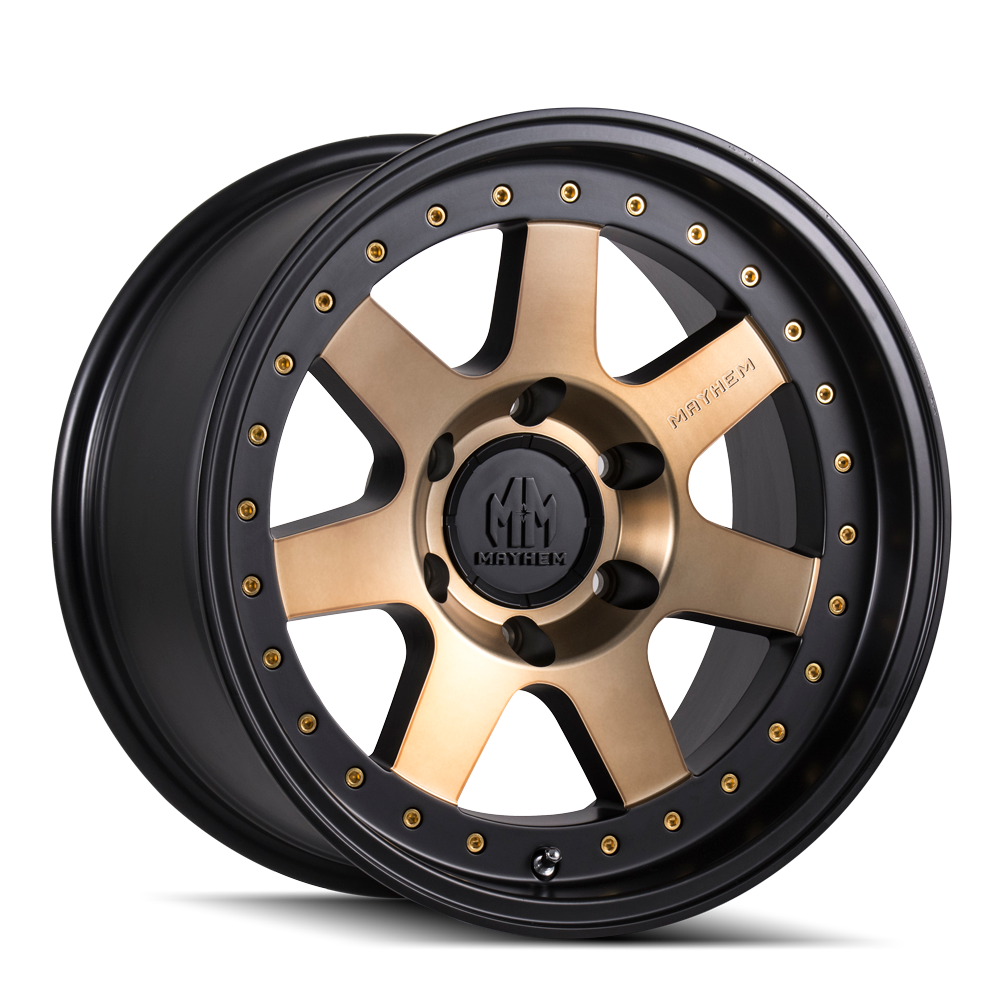 MAYHEM PRODIGY 8300 20X9 0 8x165.1 MATTE BLACK W/BRONZE TINT
