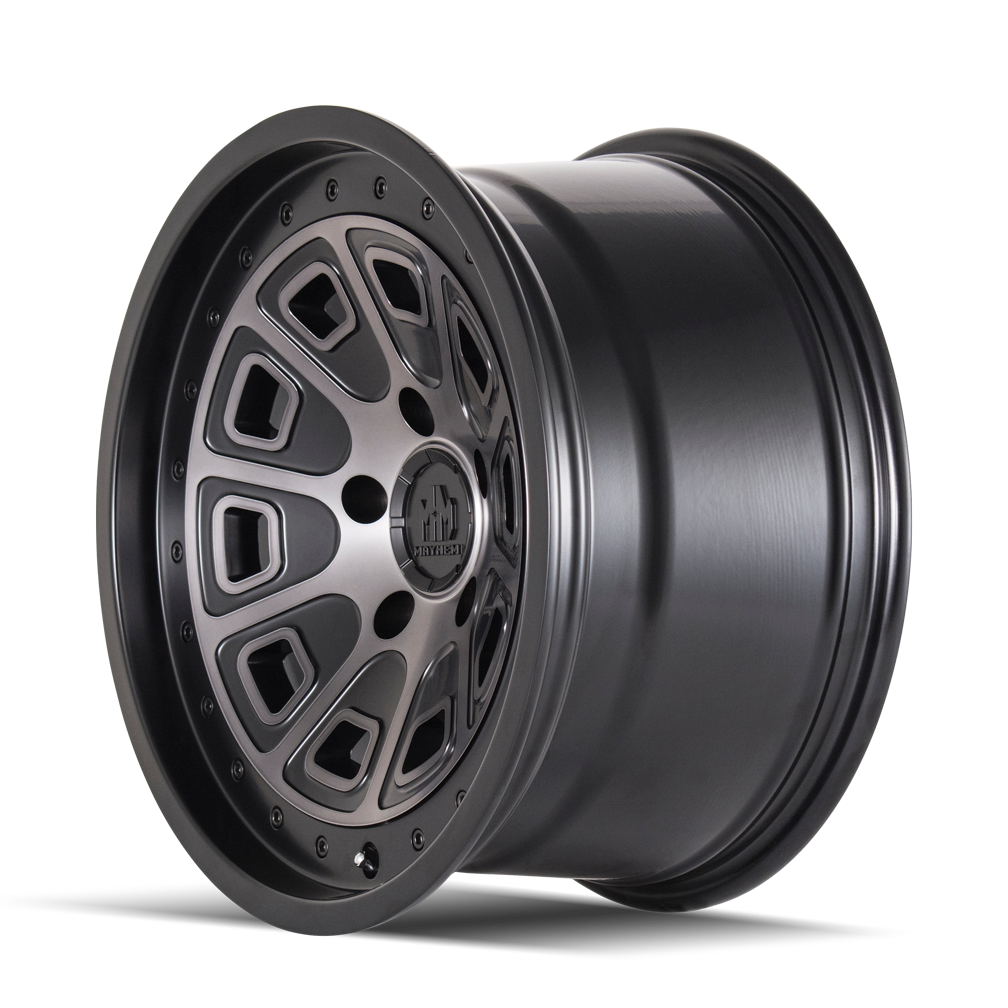 MAYHEM FLAT IRON 8301 20X9 0 5x150 MATTE BLACK W/DARK TINT