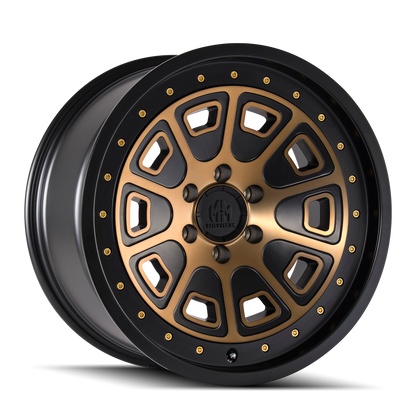 Mayhem 8301 Flat Iron 18x9 0 5x127(5x5) Black and Brozne