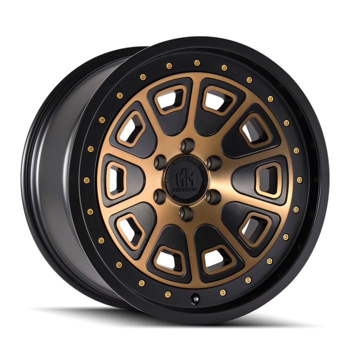 Mayhem 8301 Flat Iron 20x9 0 6x139.7(6x5.5) Black and Bronze