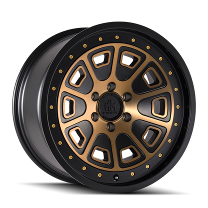 Mayhem 8301 Flat Iron 20x9 0 6x139.7(6x5.5) Black and Bronze