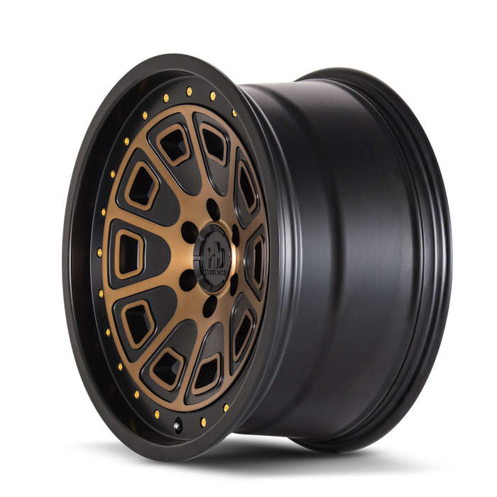 Mayhem 8301 Flat Iron 20x9 0 6x135 Black and Bronze