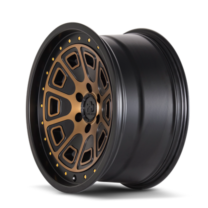 Mayhem 8301 Flat Iron 20x9 0 6x135 Black and Bronze