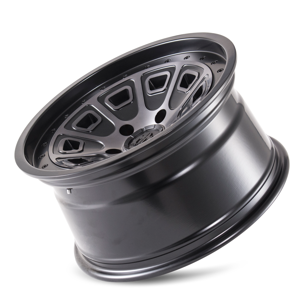 Mayhem 8301 Flat Iron 17x9 -6 6x139.7(6x5.5) Black and Dark