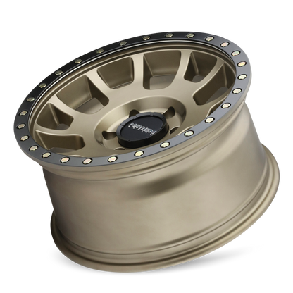 MAYHEM SCOUT 8302 20X9 -5 6x139.7 MATTE GOLD W/ MATTEBLACK LIP