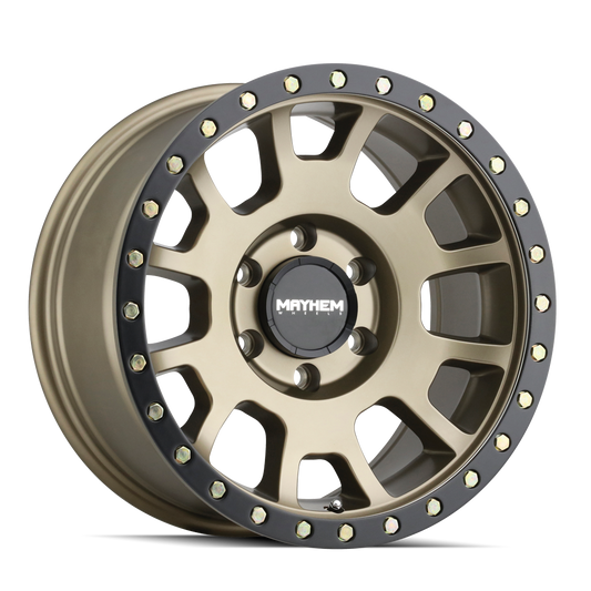 Mayhem 8302 Scout 18x9 0 6x139.7(6x5.5) Gold and Black