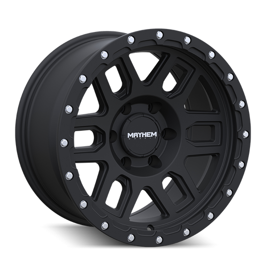 MAYHEM DELTA 8304 17X9 -12 6x139.7 MATTE BLACK