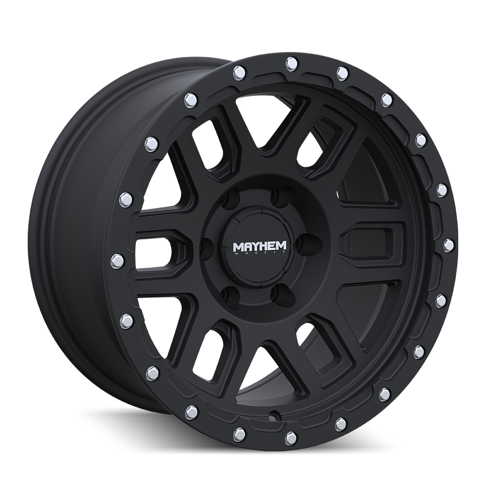 MAYHEM DELTA 8304 17X9 -12 5x127 MATTE BLACK