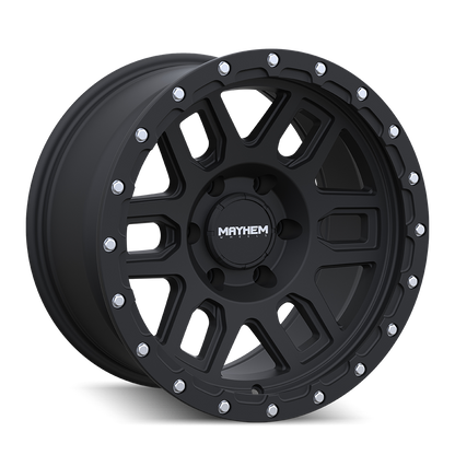 MAYHEM DELTA 8304 17X9 -12 5x127 MATTE BLACK
