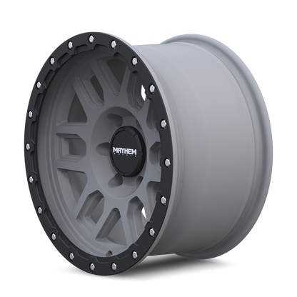 MAYHEM DELTA 8304 20X9 0 5x127 MATTE GUNMETAL W/ MATTE BLACK LIP