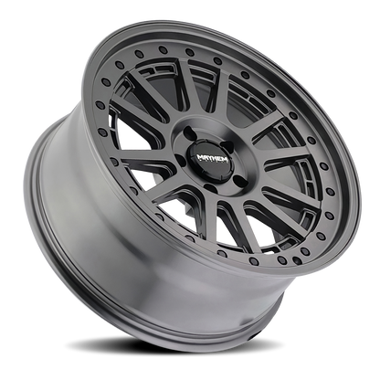 MAYHEM COMPASS 20x9 18 5x150 MATTE GUNMETAL W/ BLK BOLT