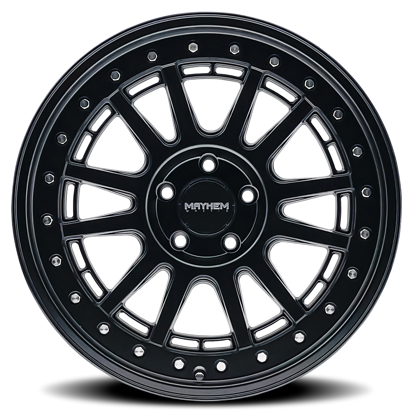MAYHEM COMPASS 17x9 -6 6x135 MATTE BLACK