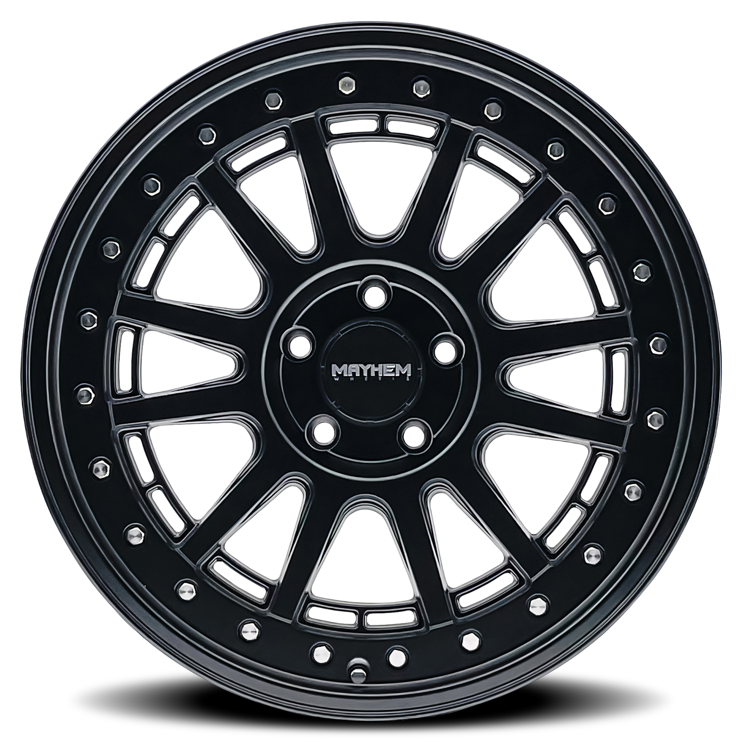 MAYHEM COMPASS 17x9 -6 6x135 MATTE BLACK