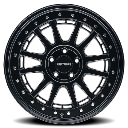 MAYHEM COMPASS 17x9 -6 6x135 MATTE BLACK