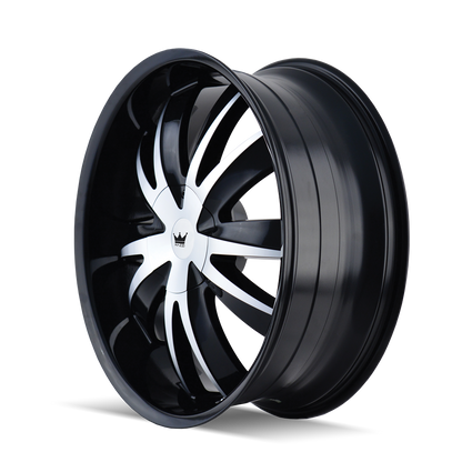 MAZZI EDGE 337 20X8.5 35 5x108/5x114.3 BLACK/MACHINED
