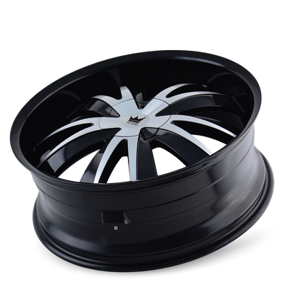 MAZZI EDGE 337 20X8.5 35 5x108/5x114.3 BLACK/MACHINED
