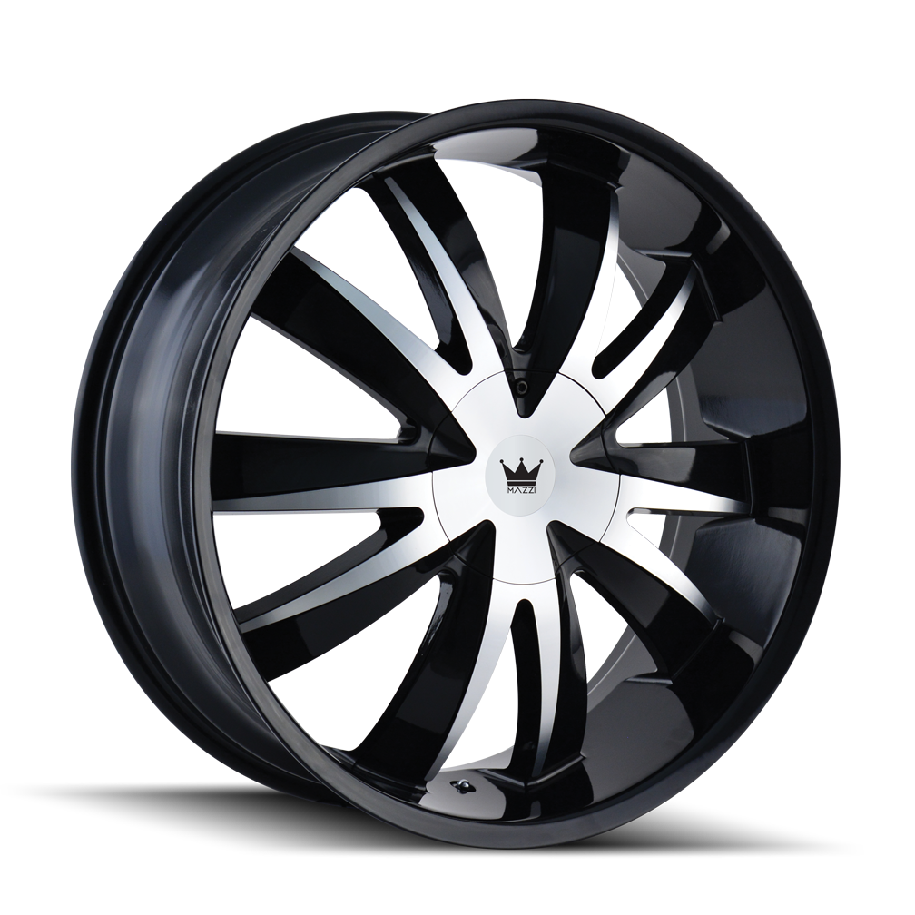 MAZZI EDGE 337 20X8.5 35 5x108/5x114.3 BLACK/MACHINED