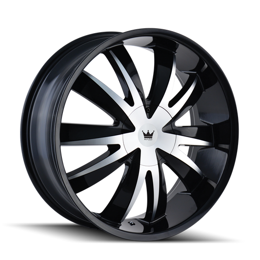 MAZZI EDGE 337 20X8.5 35 5x108/5x114.3 BLACK/MACHINED