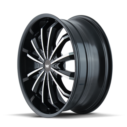 MAZZI FUSION 341 18X7.5 40 5x110/5x115 BLACK/MACHINED