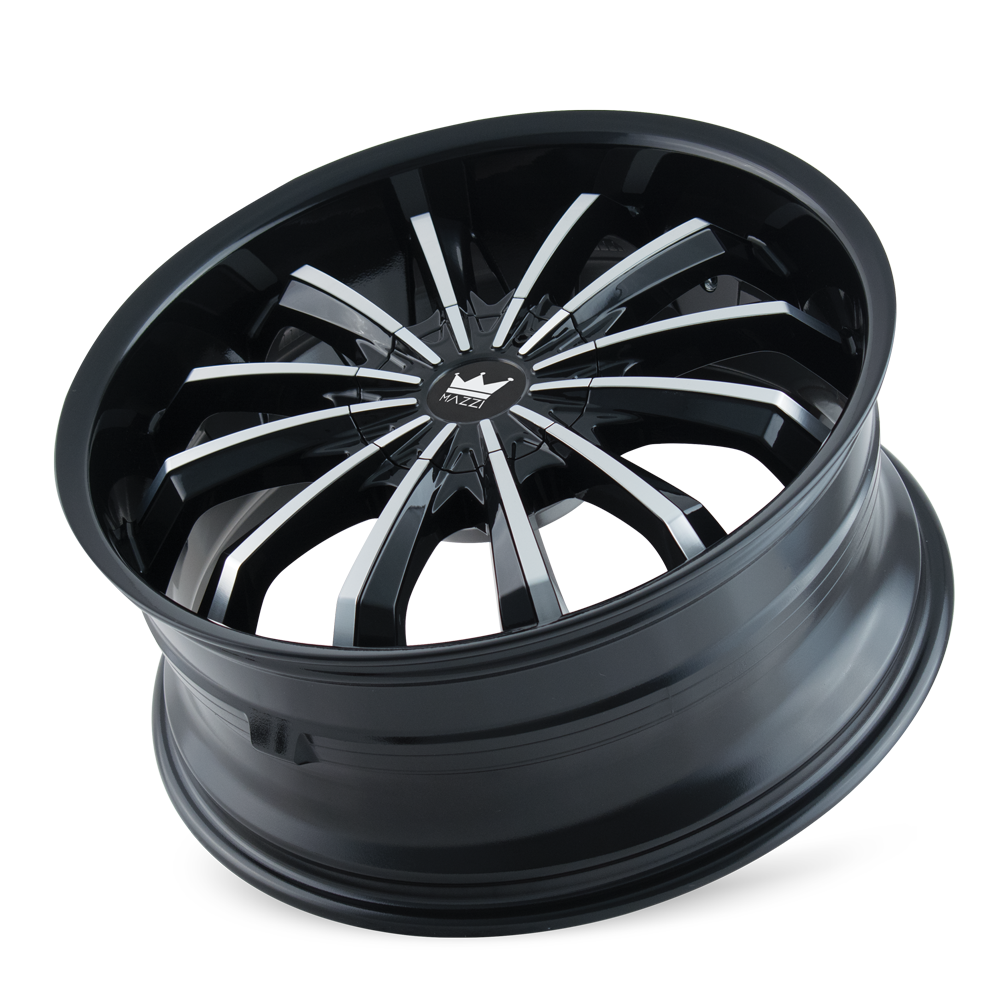 MAZZI FUSION 341 18X7.5 40 5x108/5x114.3 BLACK/MACHINED