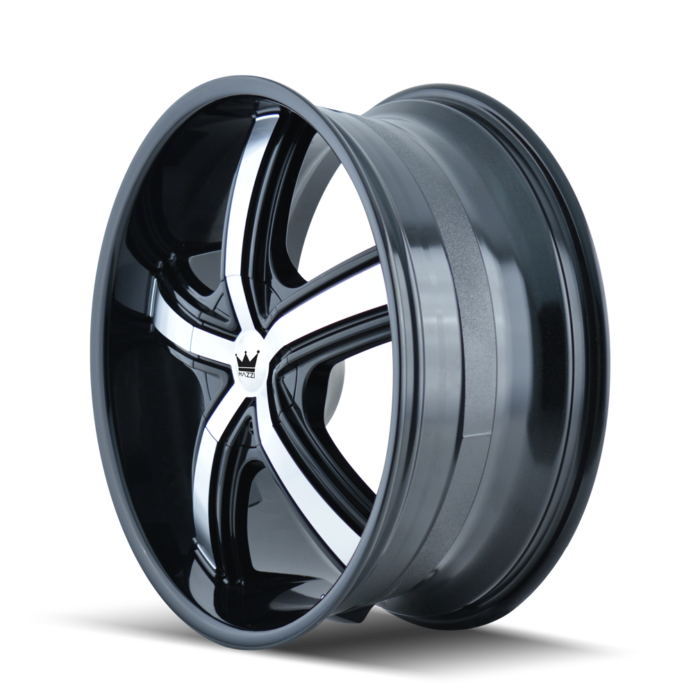 MAZZI BOOST 359 18X7.5 40 5x112/5x120 BLACK/MACHINED