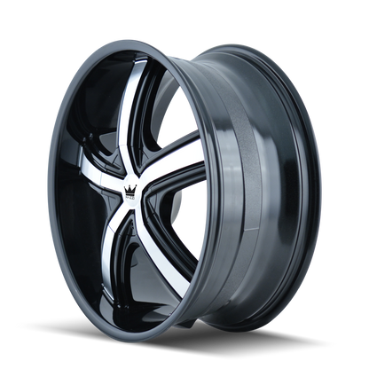 MAZZI BOOST 359 18X7.5 40 5x112/5x120 BLACK/MACHINED