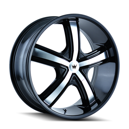 MAZZI BOOST 359 18X7.5 40 5x112/5x120 BLACK/MACHINED