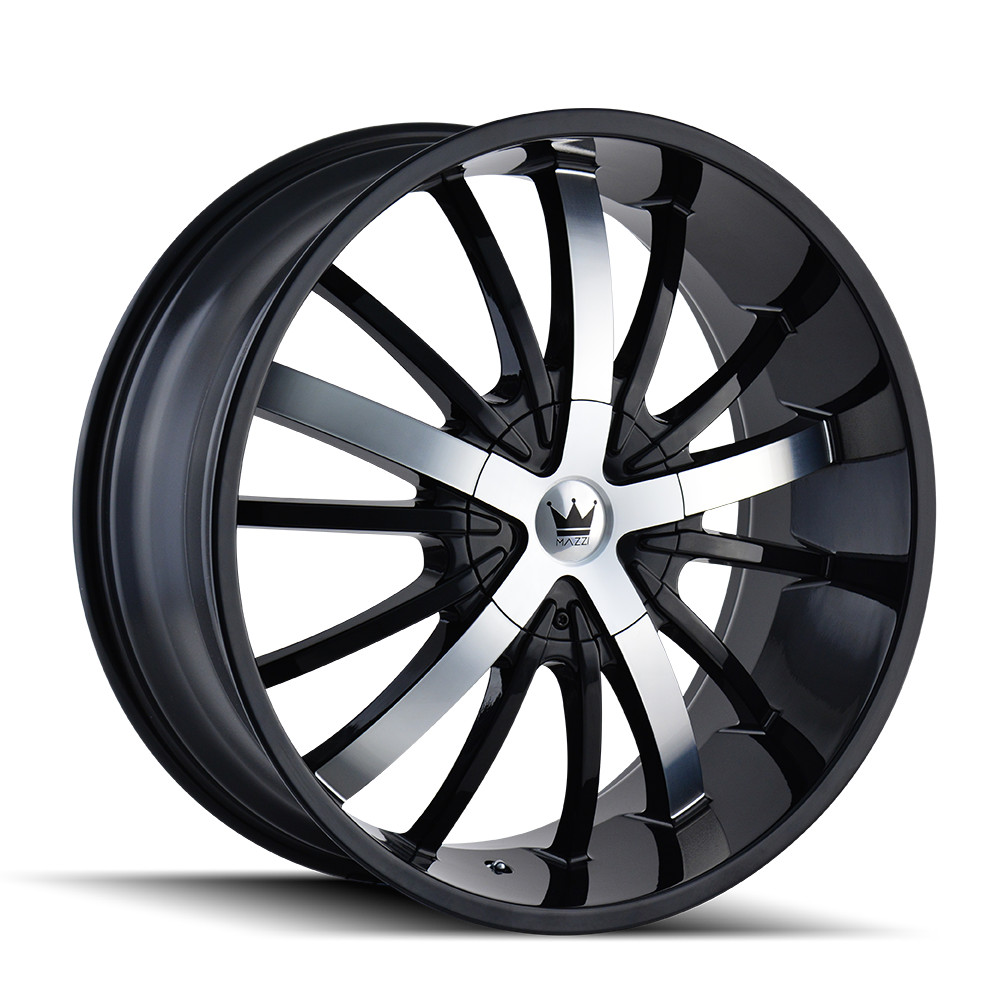 MAZZI ESSENCE 364 22X9.5 35 5x114.3/5x120 BLACK/MACHINED