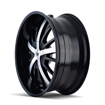 MAZZI ESSENCE 364 20X8.5 35 5x108/5x114.3 BLACK/MACHINED