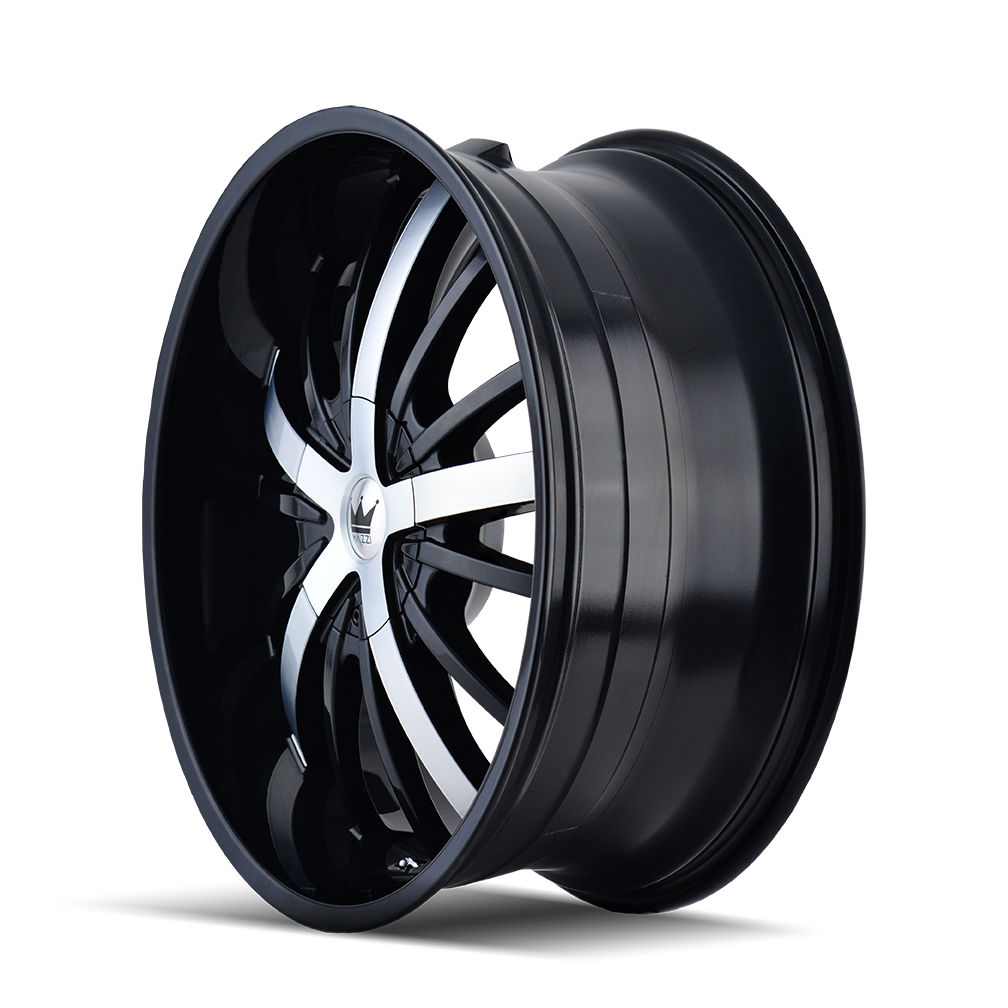 MAZZI ESSENCE 364 24X9.5 18 5x115/5x120 BLACK/MACHINED