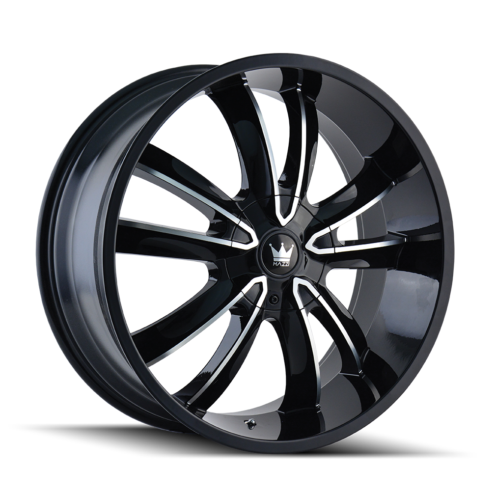 MAZZI OBSESSION 366 24X9.5 18 5x127/5x139.7 BLACK/MACHINED