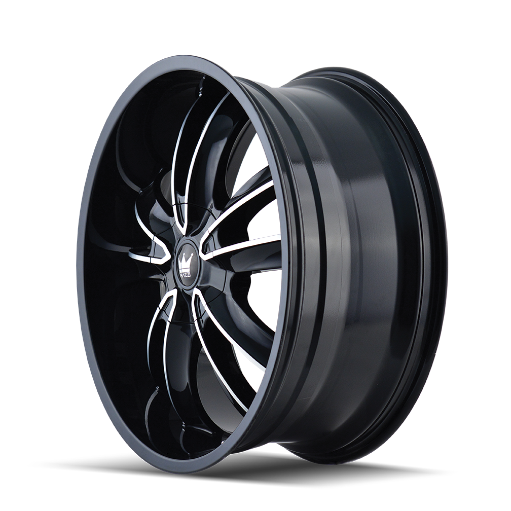 MAZZI OBSESSION 366 24X9.5 18 5x115/5x120 BLACK/MACHINED