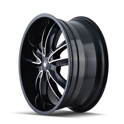 MAZZI OBSESSION 366 24X9.5 18 5x115/5x120 BLACK/MACHINED