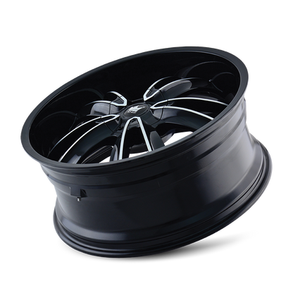 MAZZI OBSESSION 366 24X9.5 18 5x115/5x120 BLACK/MACHINED