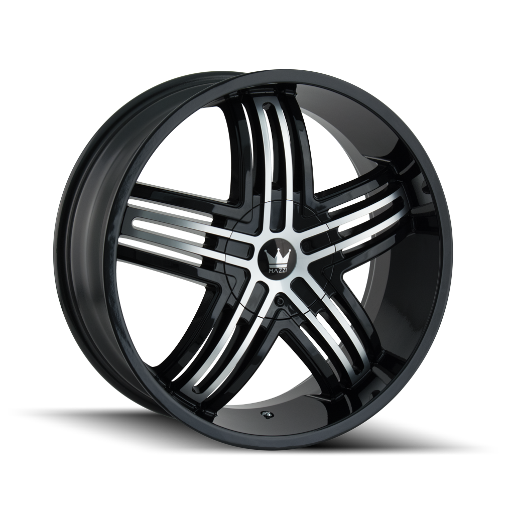 MAZZI ENTICE 368 20X8.5 35 5x108/5x114.3 BLACK/MACHINED