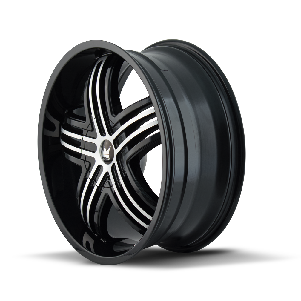 MAZZI ENTICE 368 20X8.5 35 5x108/5x114.3 BLACK/MACHINED