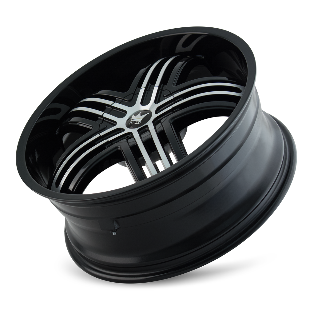 MAZZI ENTICE 368 20X8.5 35 5x108/5x114.3 BLACK/MACHINED