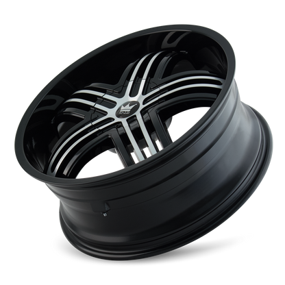 MAZZI ENTICE 368 20X8.5 35 5x108/5x114.3 BLACK/MACHINED