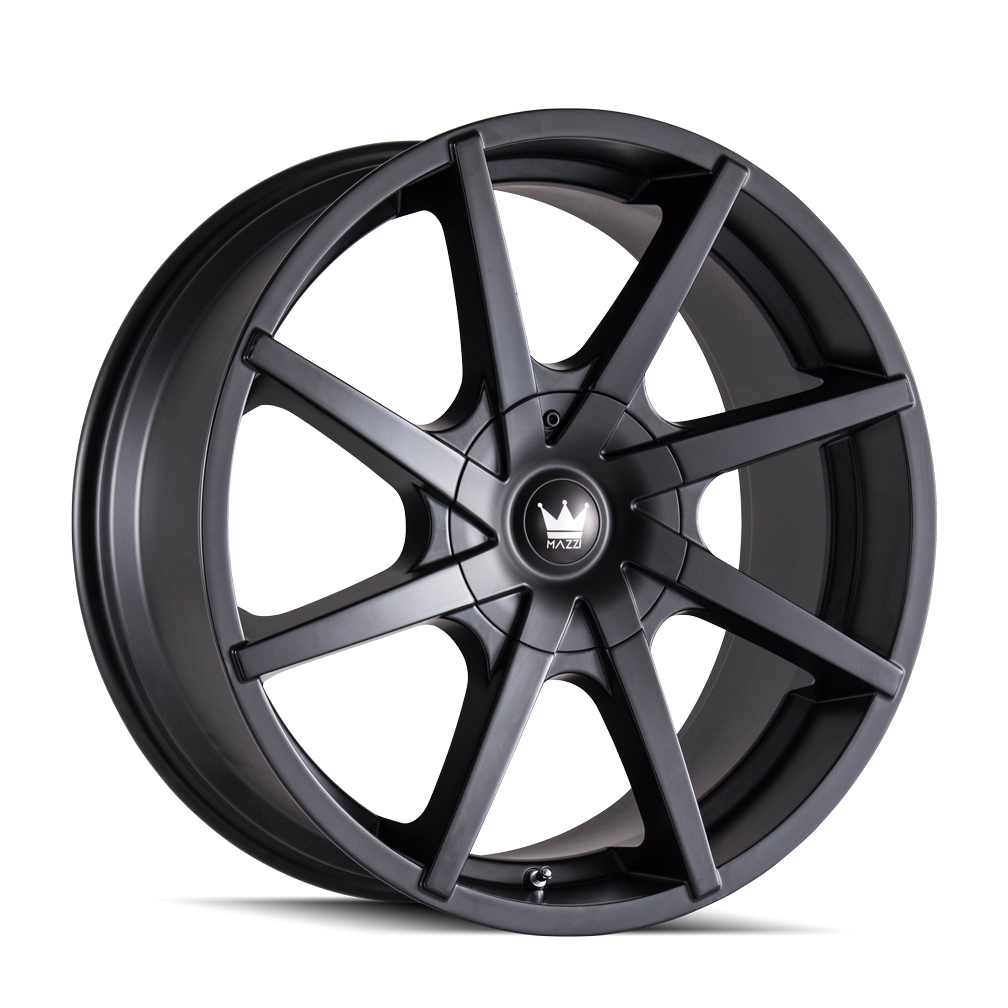 MAZZI KICKSTAND 369 22X9.5 18 5x115/5x139.7 MATTE BLACK