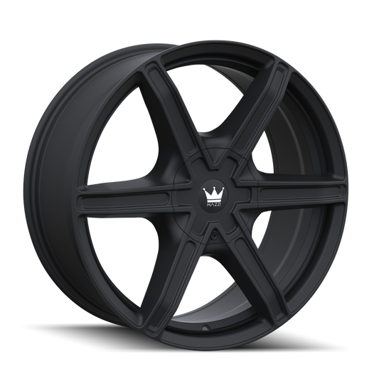 MAZZI STILTS 371 24X9.5 18 5x115/5x120 MATTE BLACK
