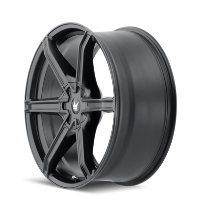 MAZZI STILTS 371 22X9.5 30 6x135/6x139.7 MATTE BLACK